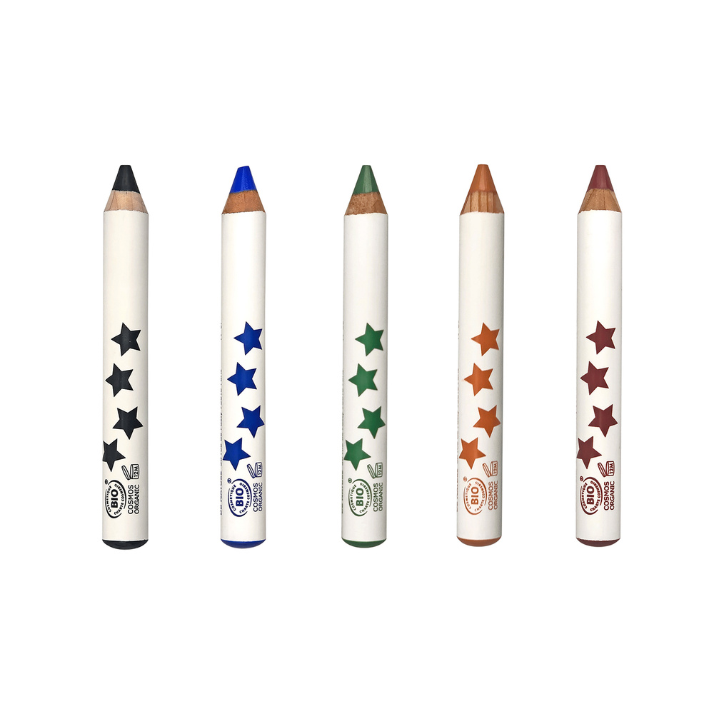 Inuwet KIT CONFETTIS CRAYONS BIO - MAQUILLAGE KIDS