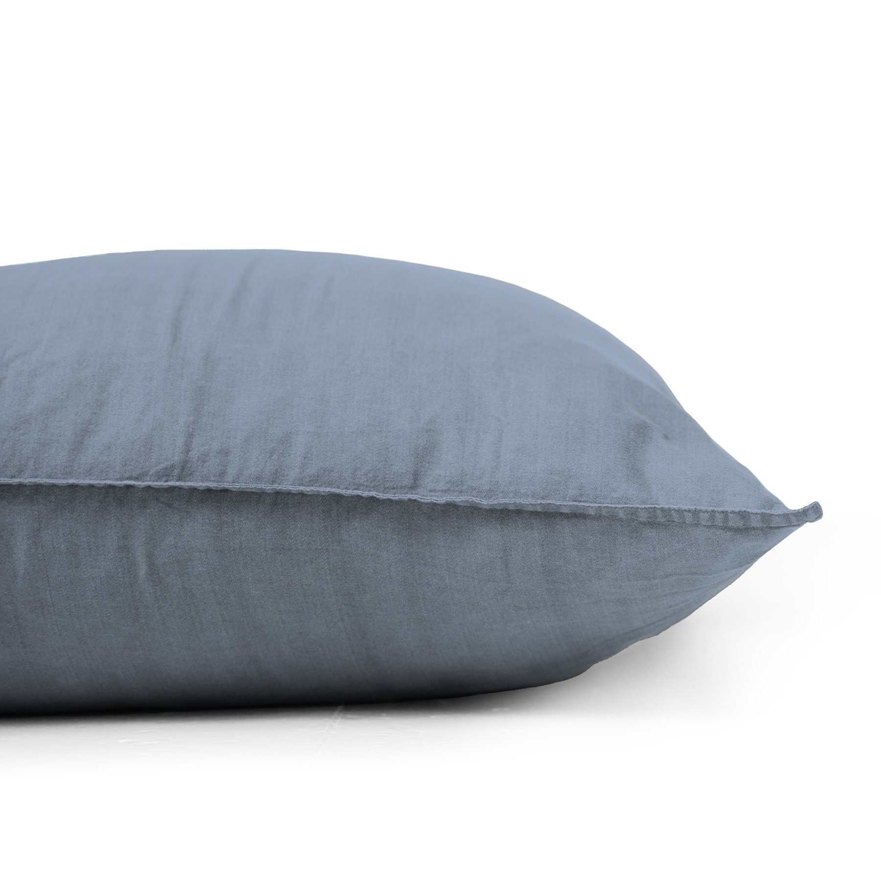 Bettwäsche Denim Stone Washed Bettbezug & Kissenbezüge, Sitheim-Europe, Baumwolle, 2 teilig, 100% Baumwolle