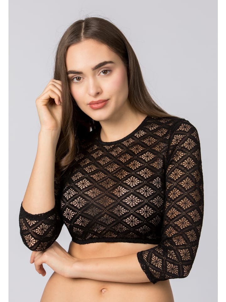 Stockerpoint Stockerpoint Dirndlbluse Holly in schwarz günstig kaufen