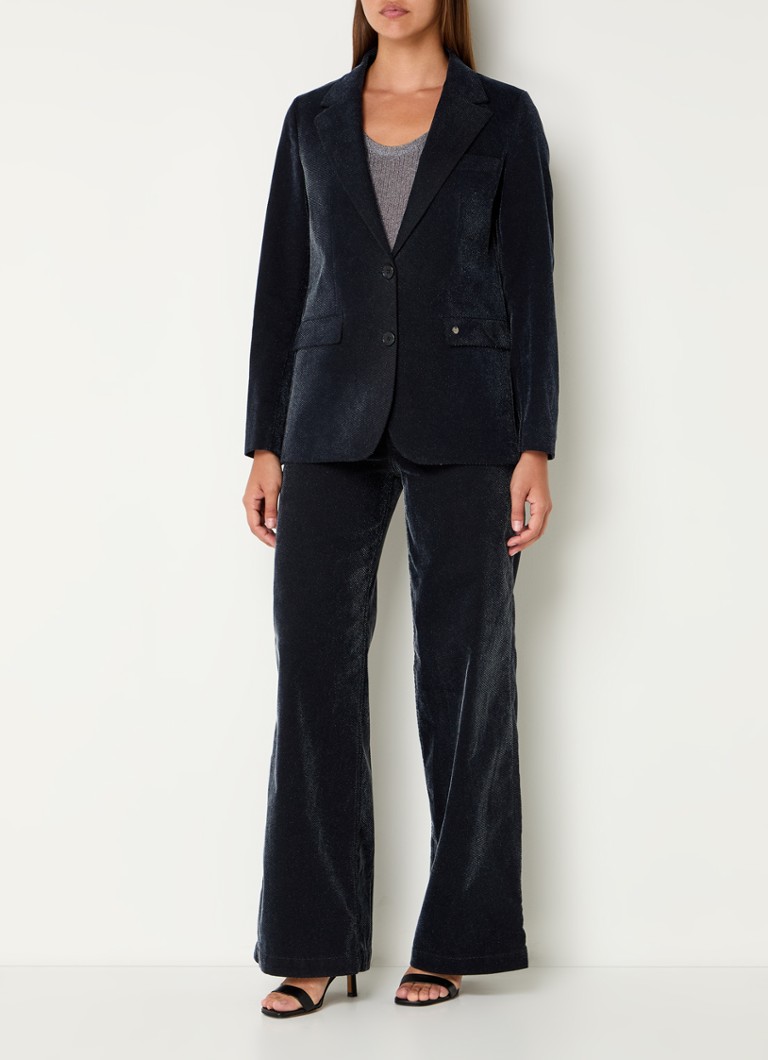 Moss Mosh MM Reena blazer with flap pockets and lurex