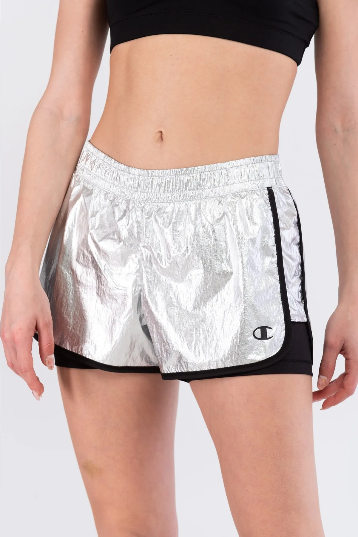 Champion  Kurze Sporthose - Grau - Mittlerer Bund