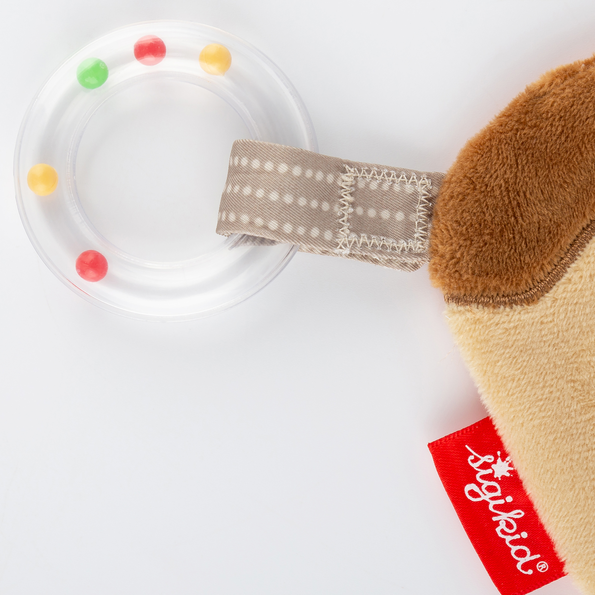 Baby Knister Schnuffeltuch Kuh