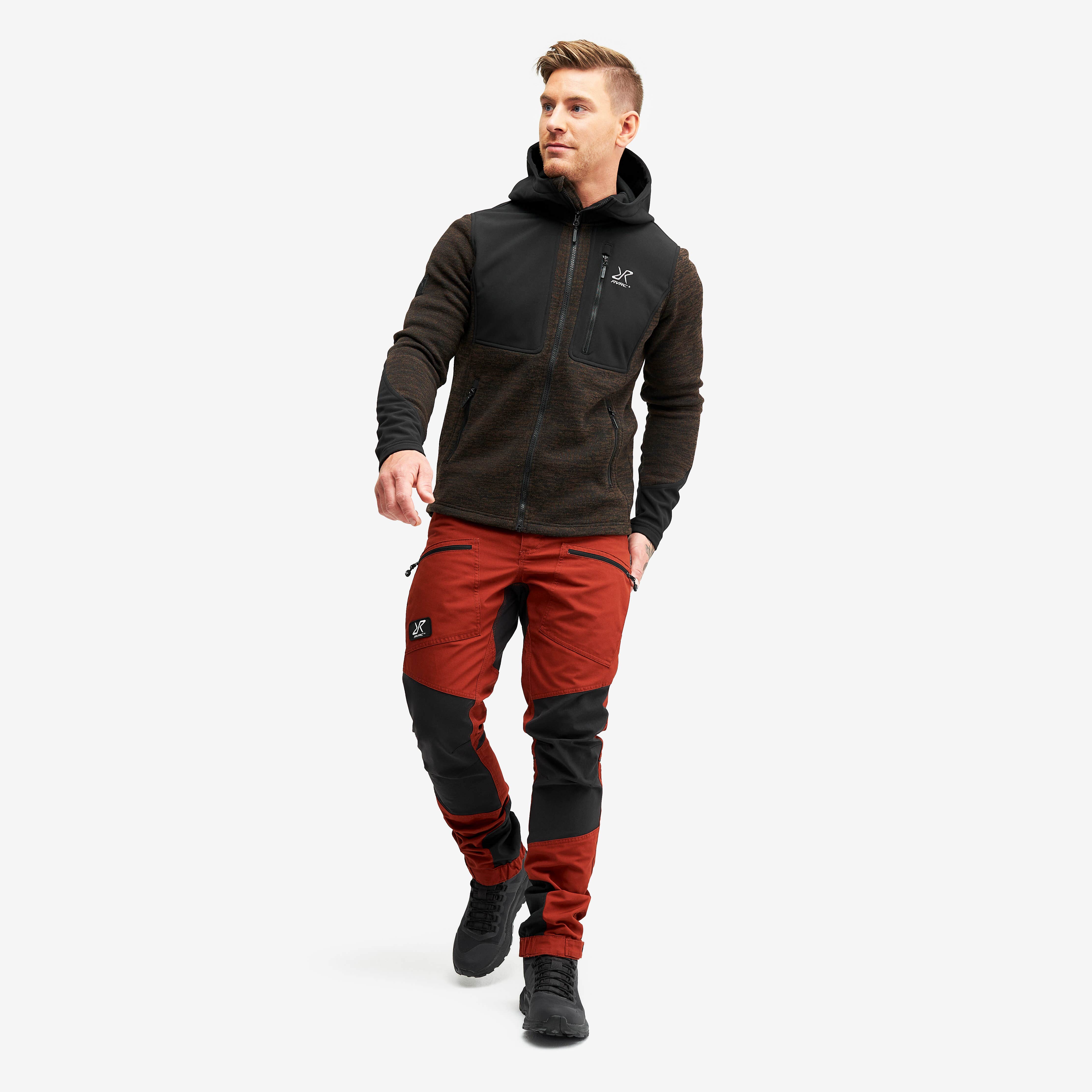 Wander Pro Wool Hoodie Homme Mud