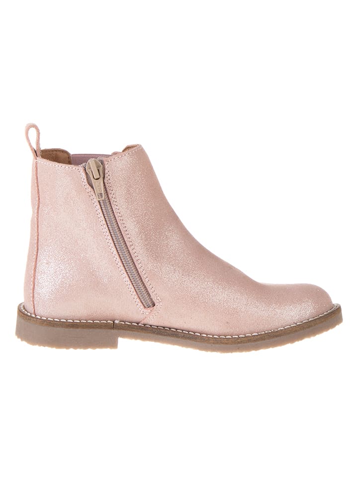 lamino Leder-Chelsea-Boots in Rosa günstig kaufen