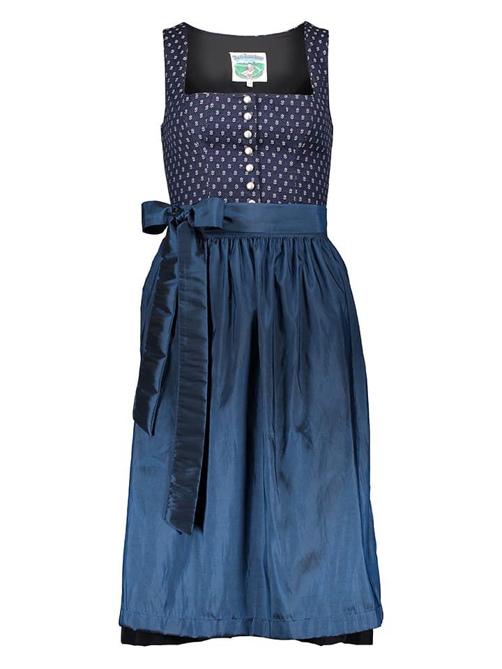 Turi Landhaus Dirndl in Dunkelblau günstig kaufen