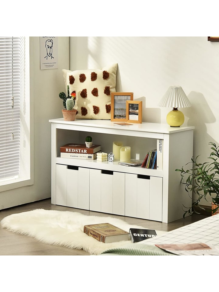 COSTWAY Sideboard mit 3 Schubladen in Weiß günstig kaufen onesize