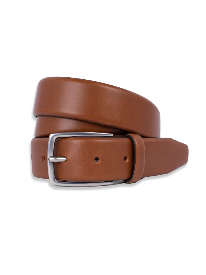 Roy Robson Ledergürtel Eleganter Business Ledergürtel in BRAUN günstig kaufen