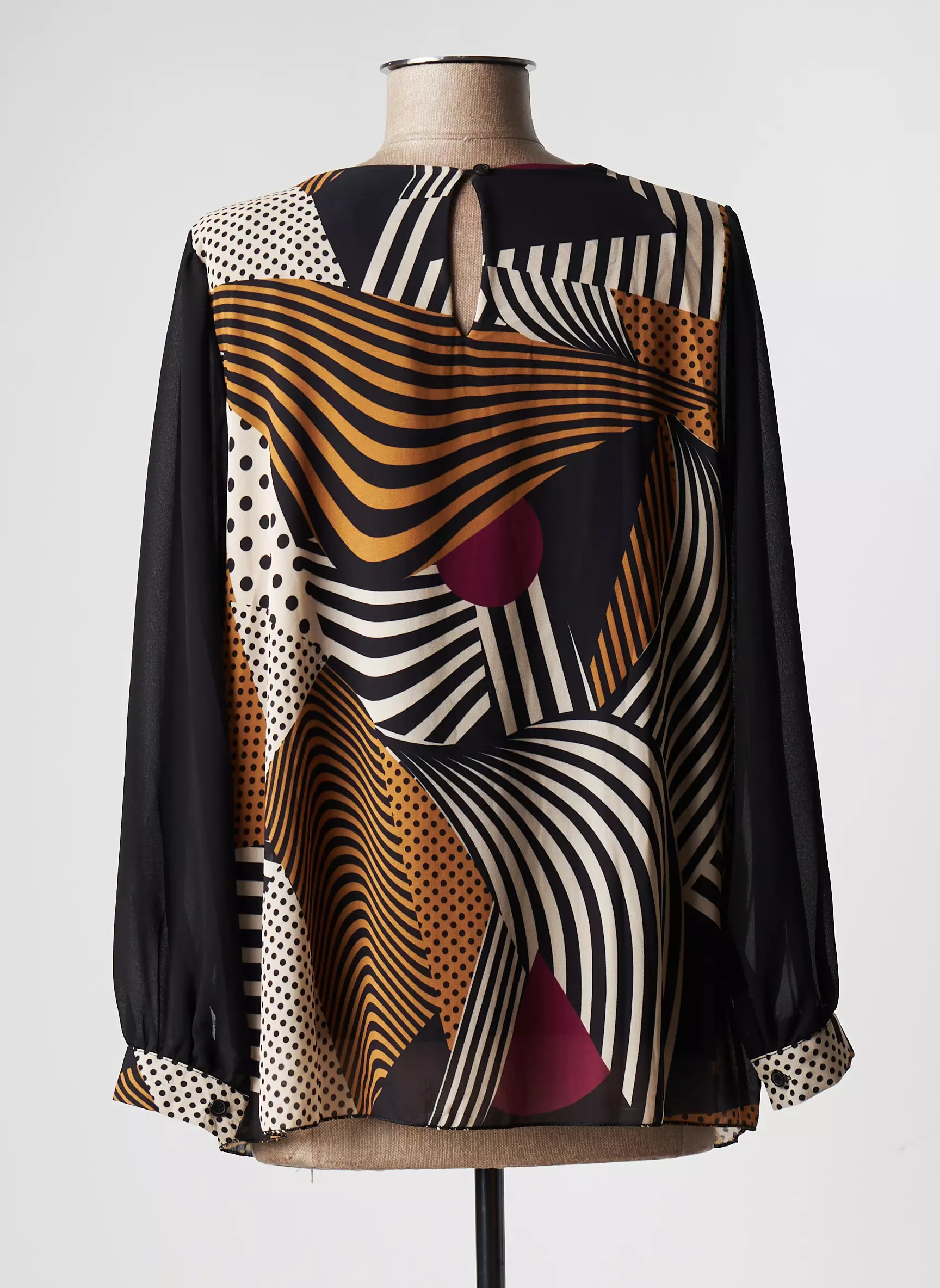 Couleurs Du Temps Blouses Femme couleur noir