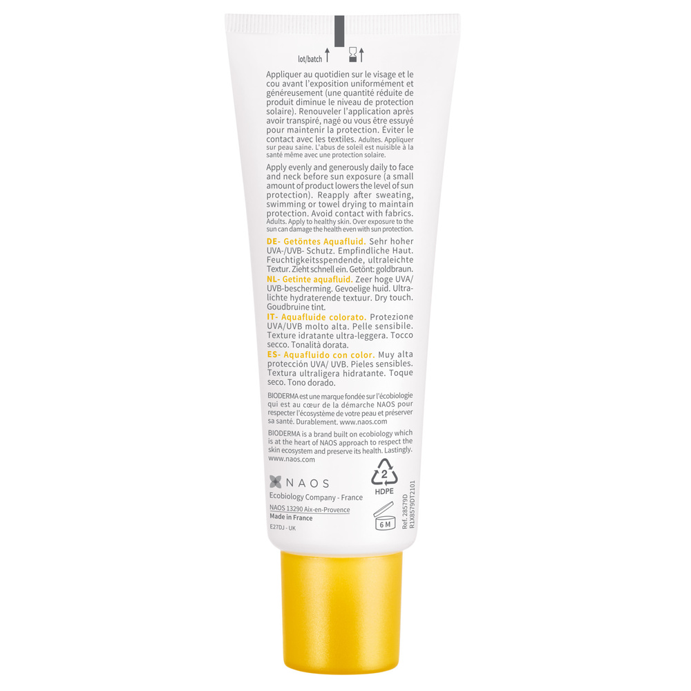 Bioderma Aquafluide teintée Crème solaire