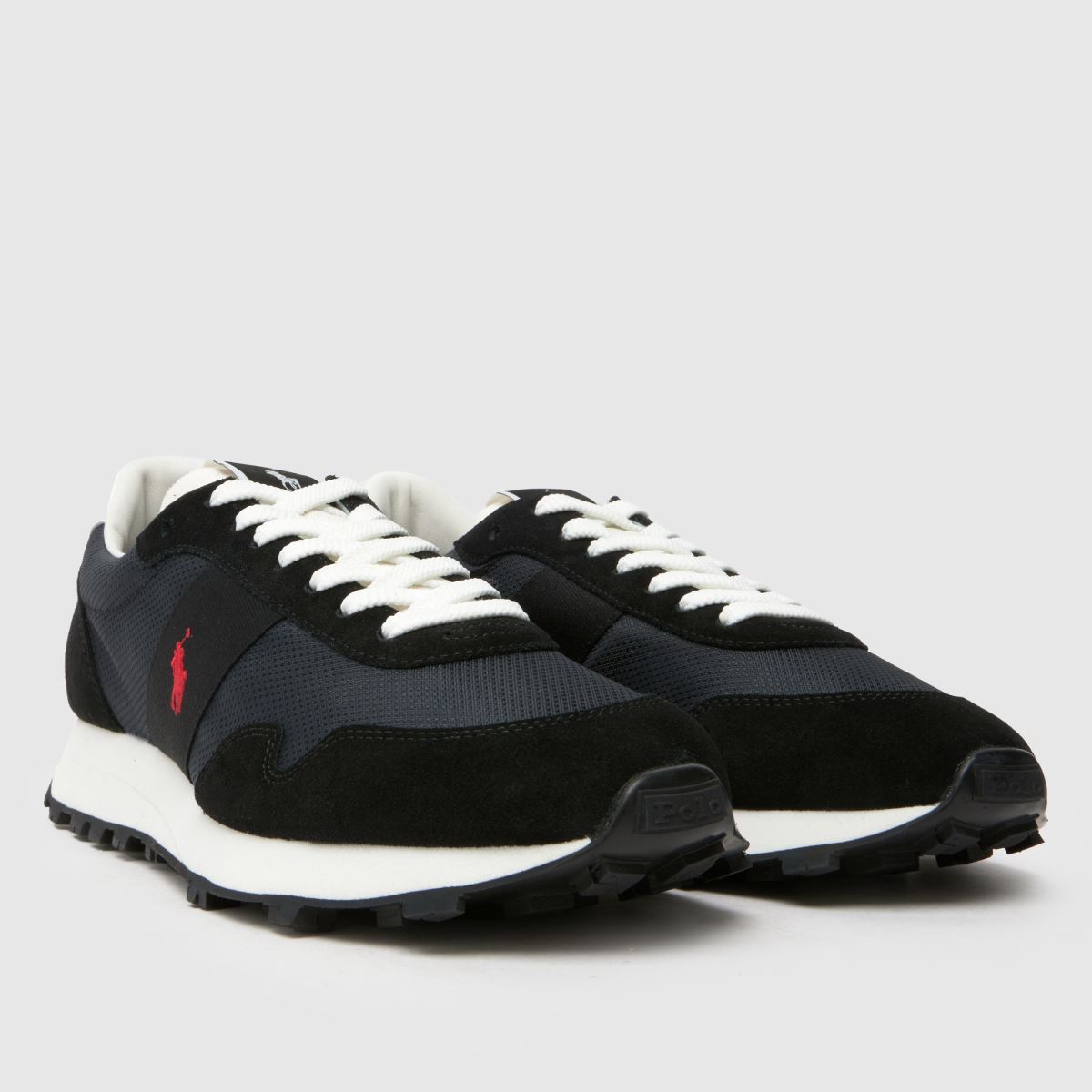 Polo Ralph Lauren – Trail 125 – Svarta och vita träningsskor