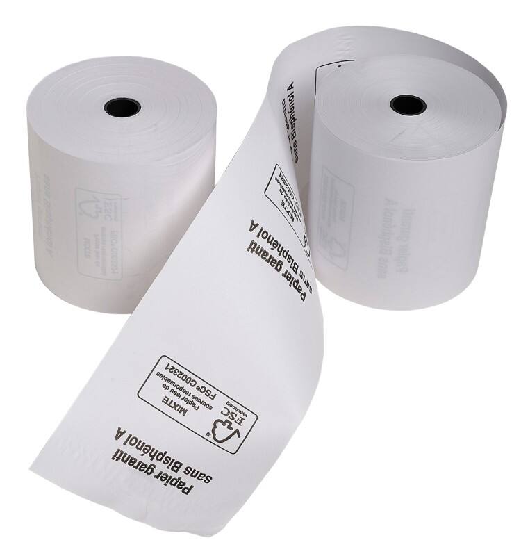 Exacompta Thermorolle 80 x80 x 12 mm 55 g/m² 30 Rollen