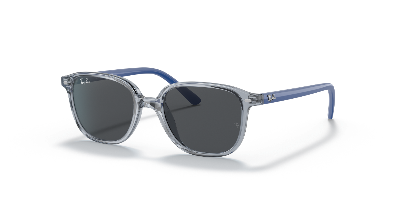 LEONARD KIDS - Albastru lucios, gri transparent