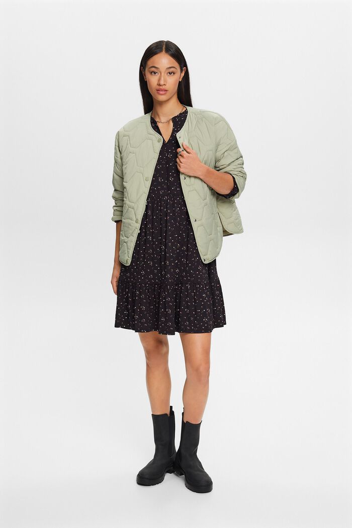 Kleid aus Crêpe-Jersey, LENZING™ ECOVERO™