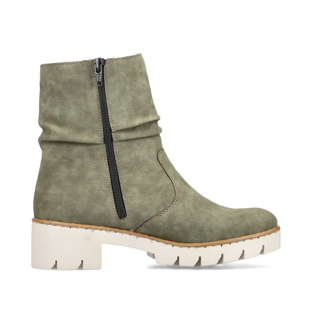 Rieker Damen Kurzstiefel laubgrün