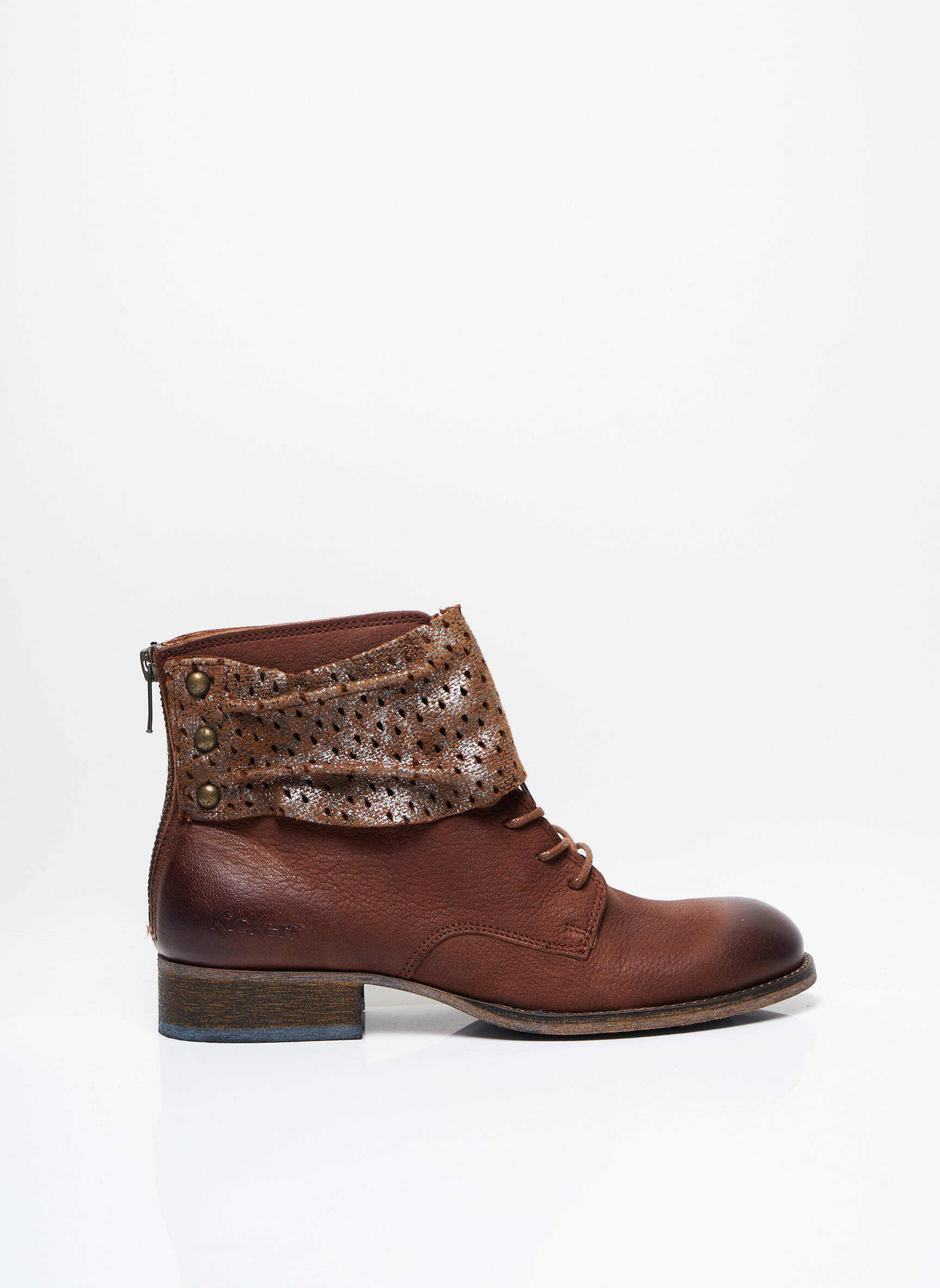 Kickers Bottines Femme couleur marron