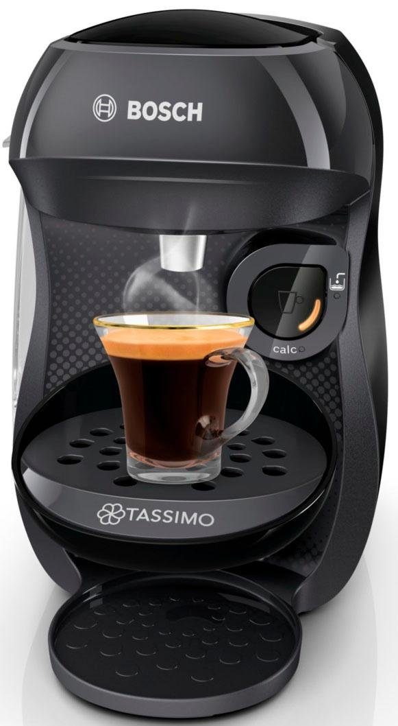 TASSIMO Kapselmaschine HAPPY TAS1002N, 1400 W, vollautomatisch, geeignet für alle Tassen, platzsparend