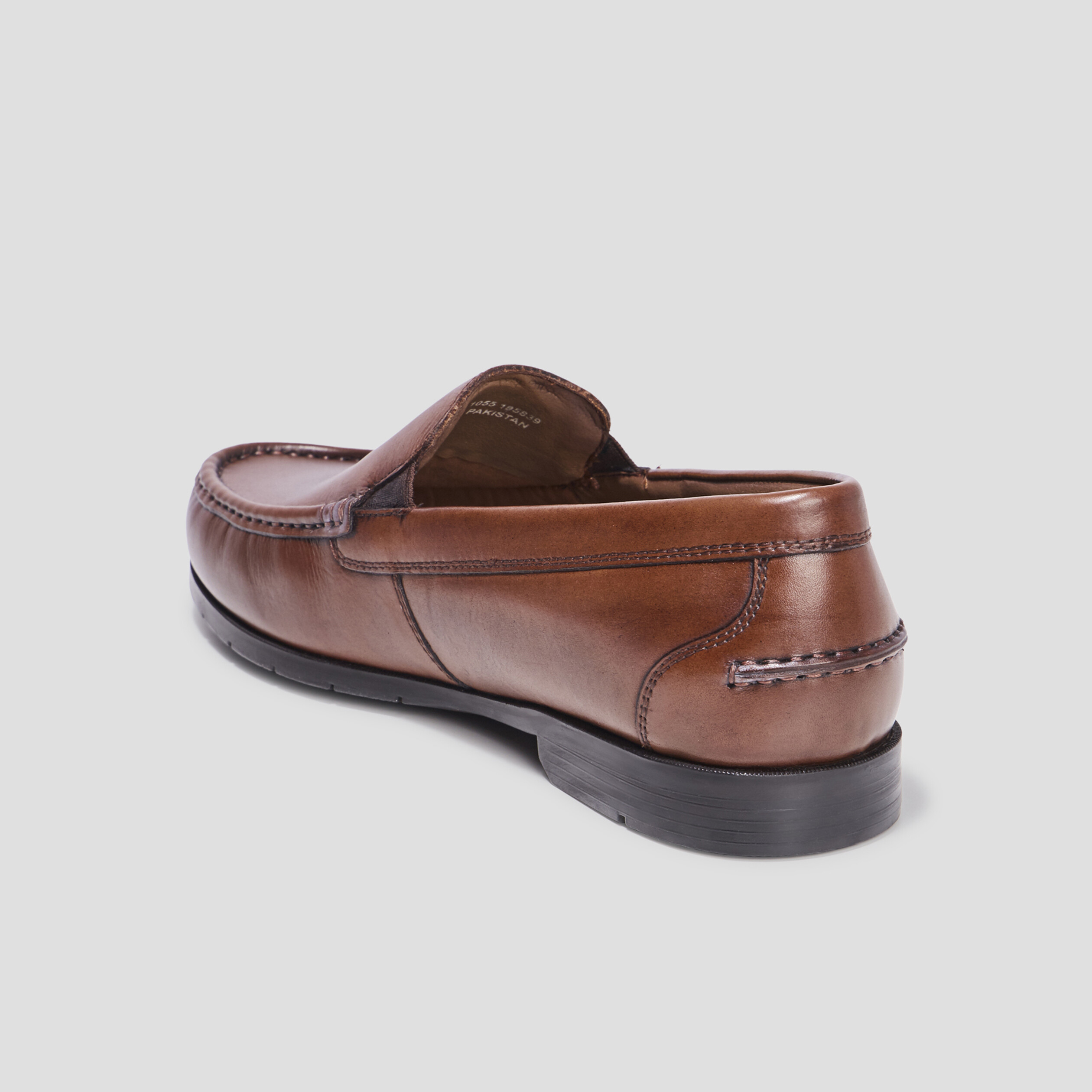 Mocassins en cuir Walking Merve marron homme | La Halle