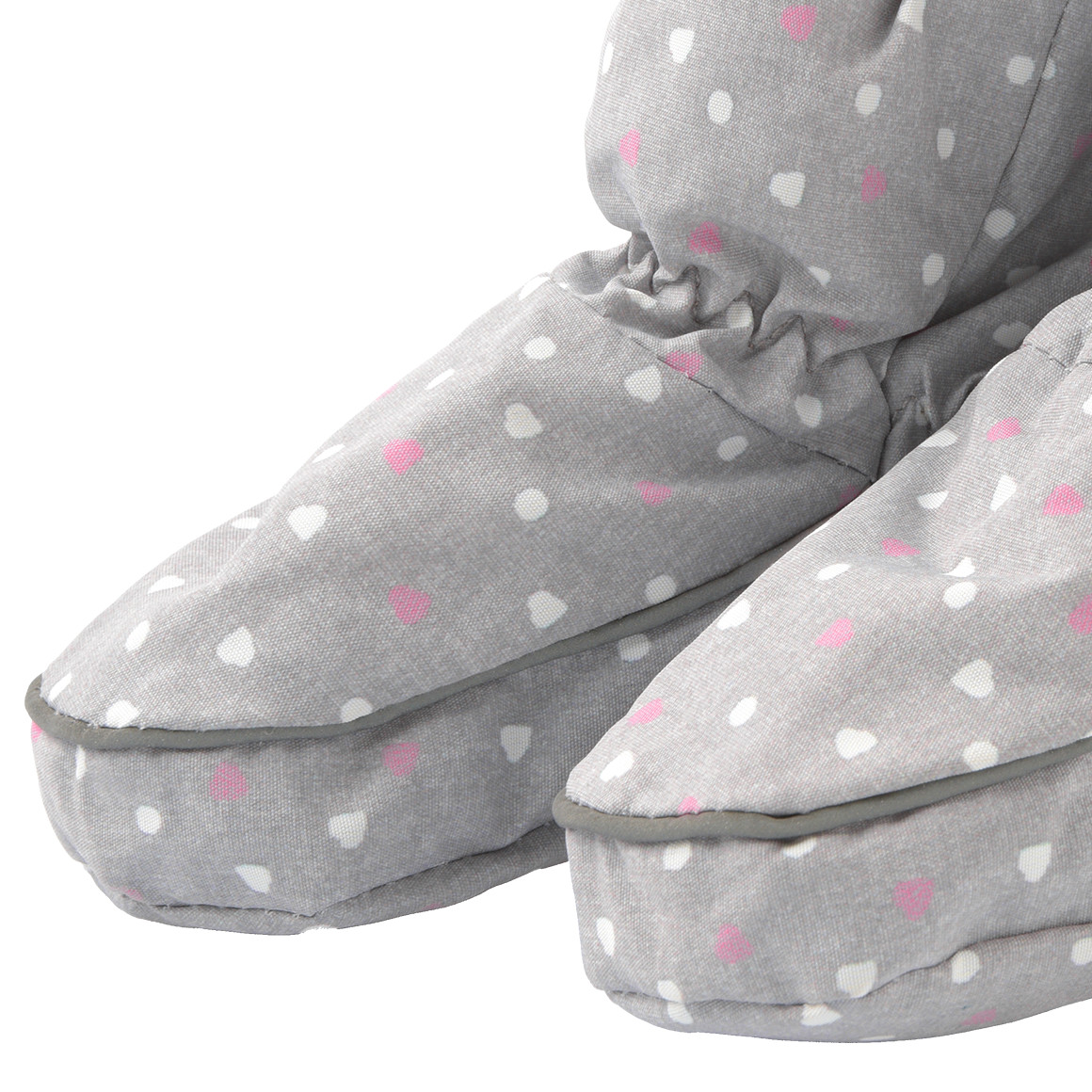 Baby Softschuhe mit Herz-Allover