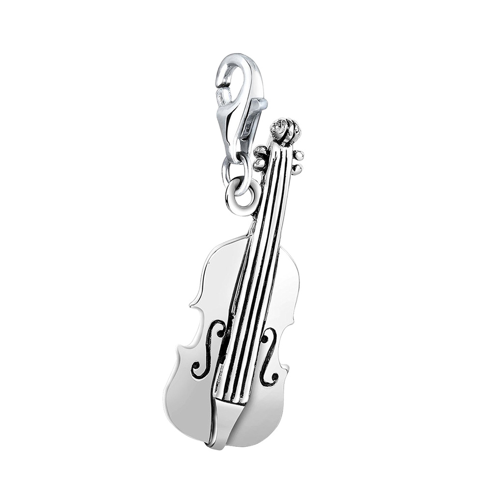 Nenalina Nenalina Amulette Femmes pendentif violon en argent sterling 925 Pendentif