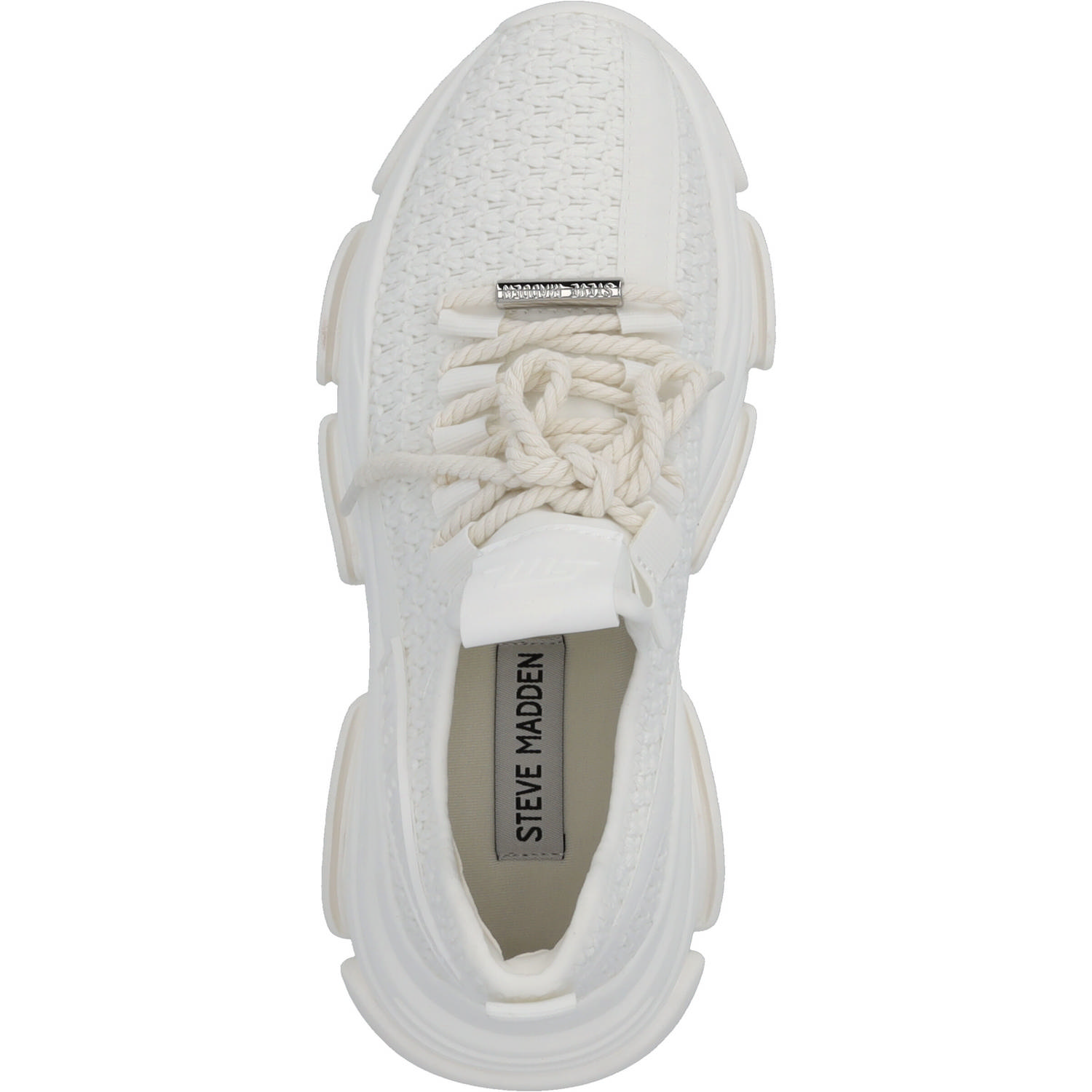 Steve Madden Project SM11002975, Schnürschuhe, Damen, Weiß