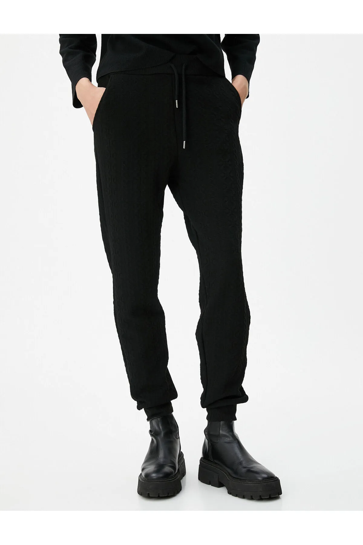 Koton  Jogger-Jogginghose mit strukturierter Taille und Tasche