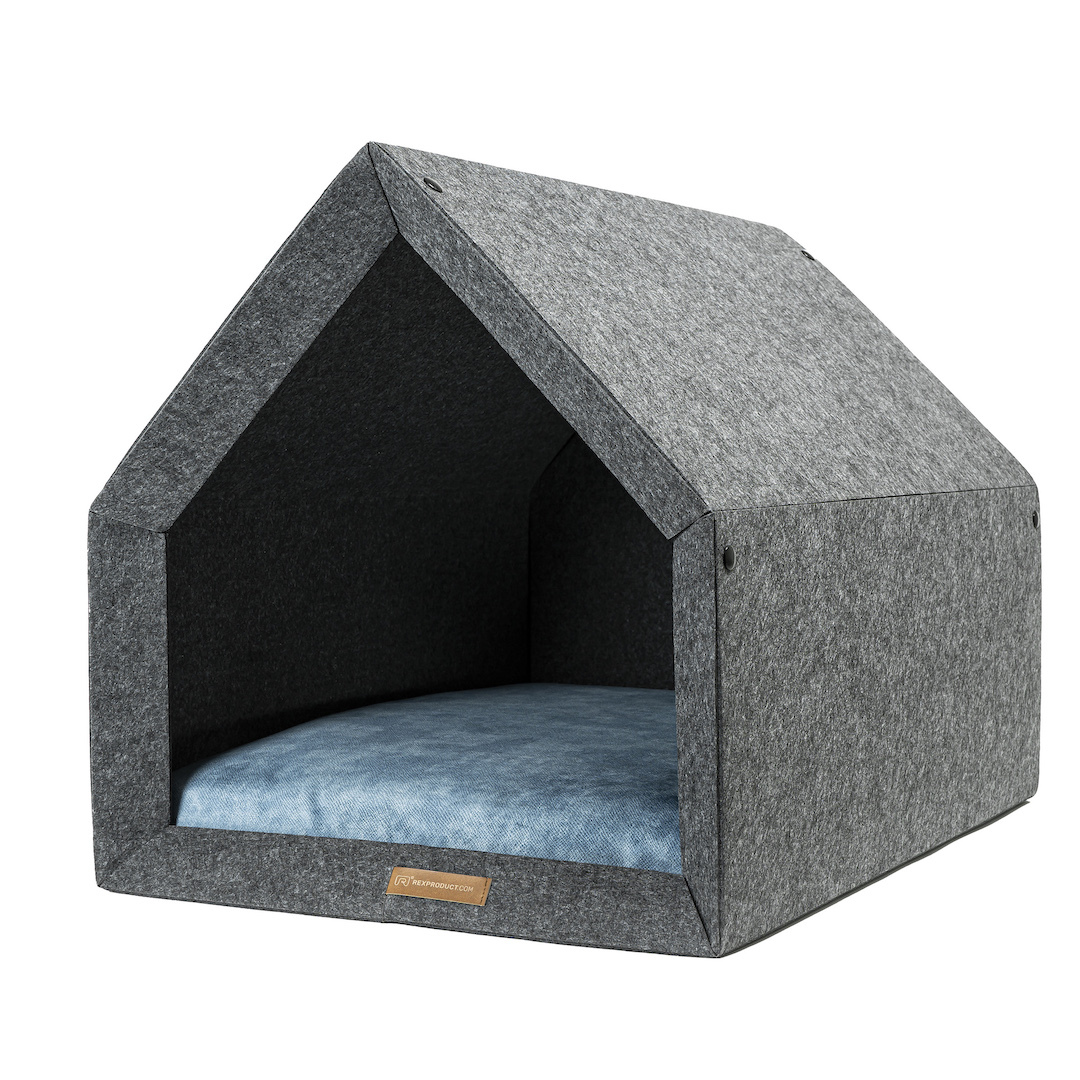 Rexproduct Hundehöhlen Rexproduct PetHome Dunkelgrau blau L