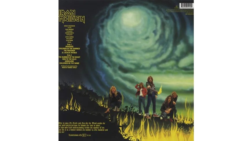 The Number Of The Beast BLACK VINYL