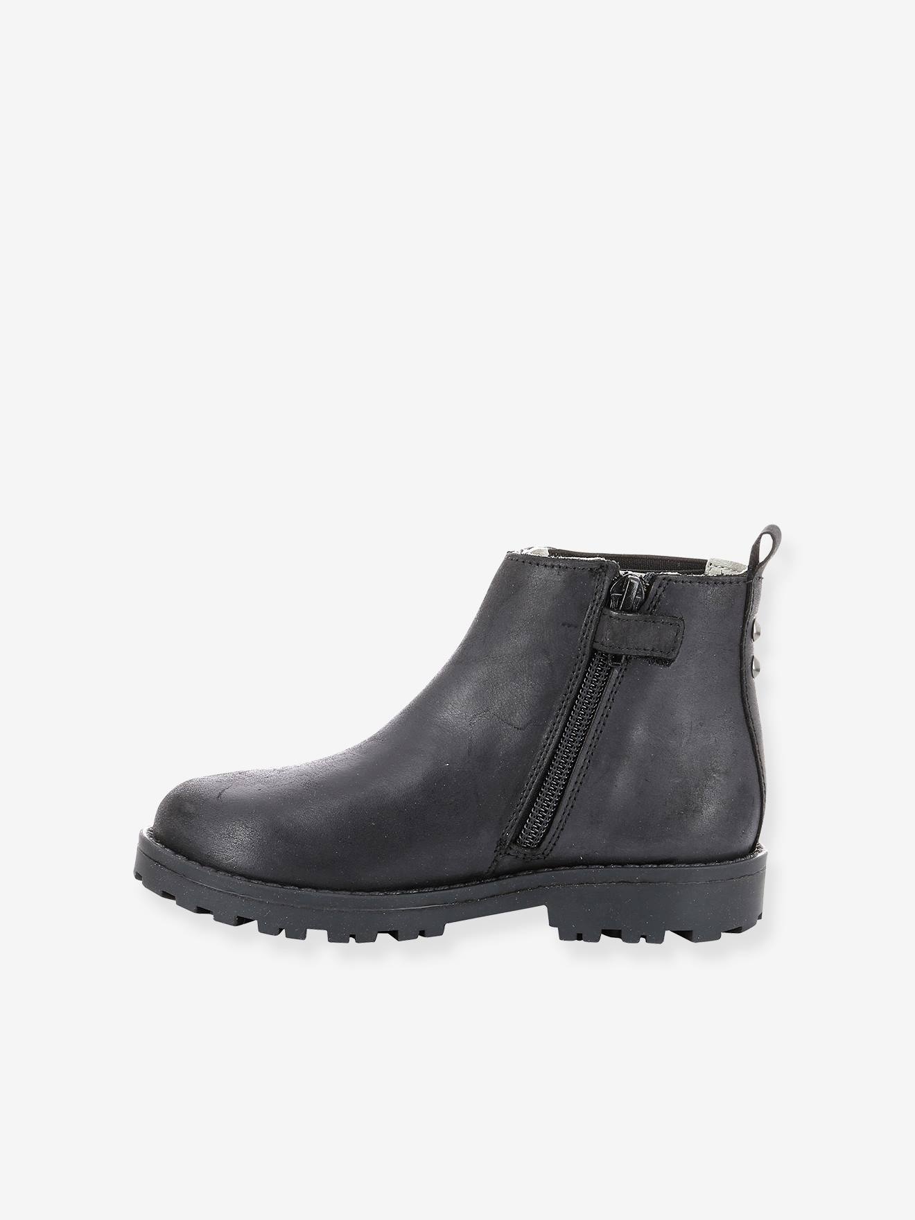 Boots fille Grooky KICKERS® noir argent