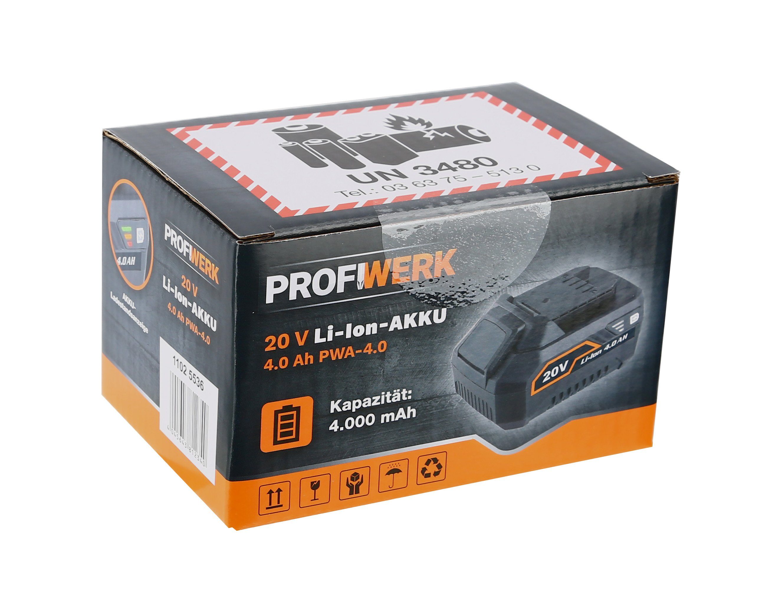 Profiwerk Akku 20V, 4.0Ah PWA-4.0 Akkupacks