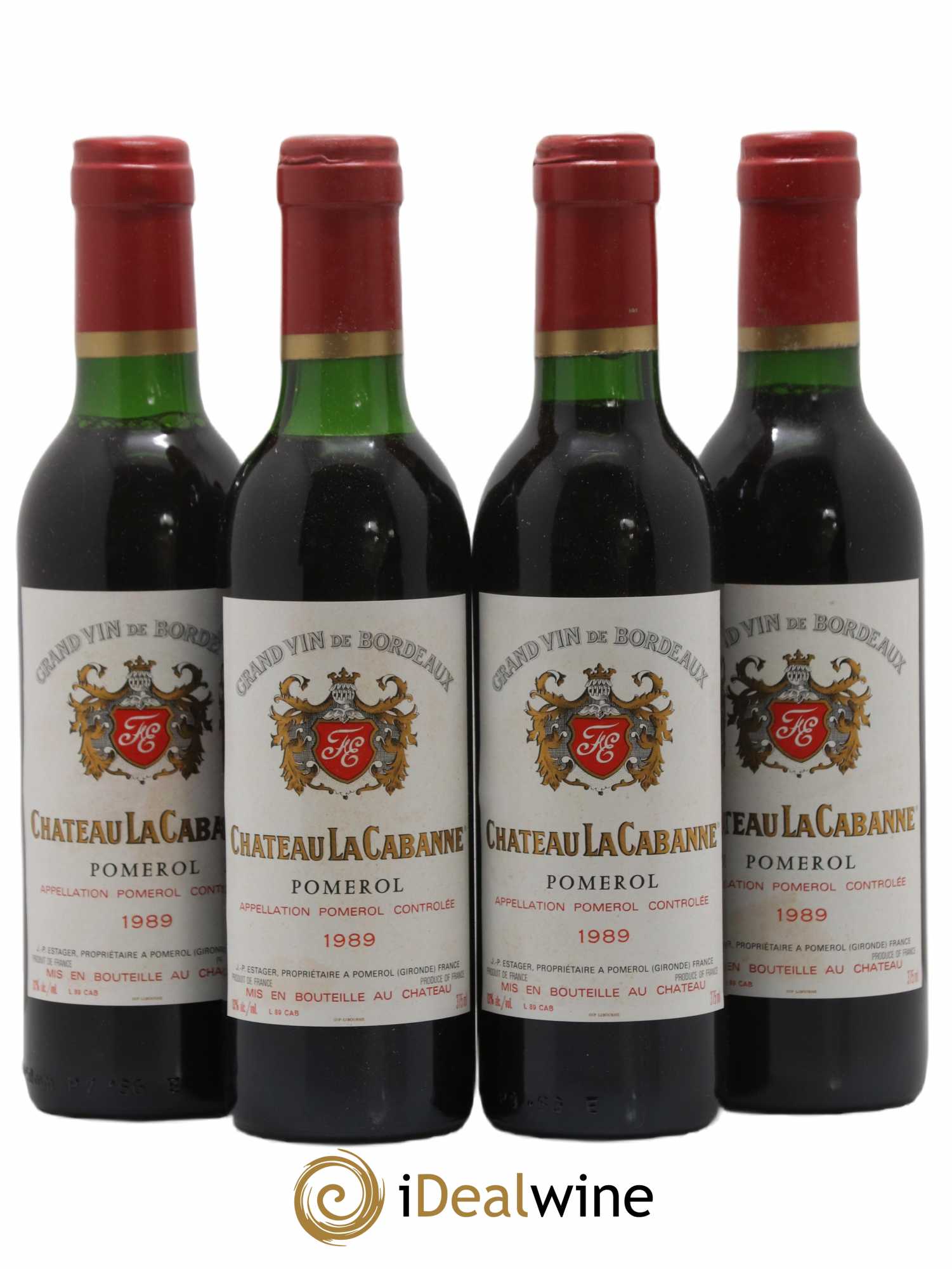 Pomerol La Cabanne 1989 - Lot de 24 Demi-bouteilles