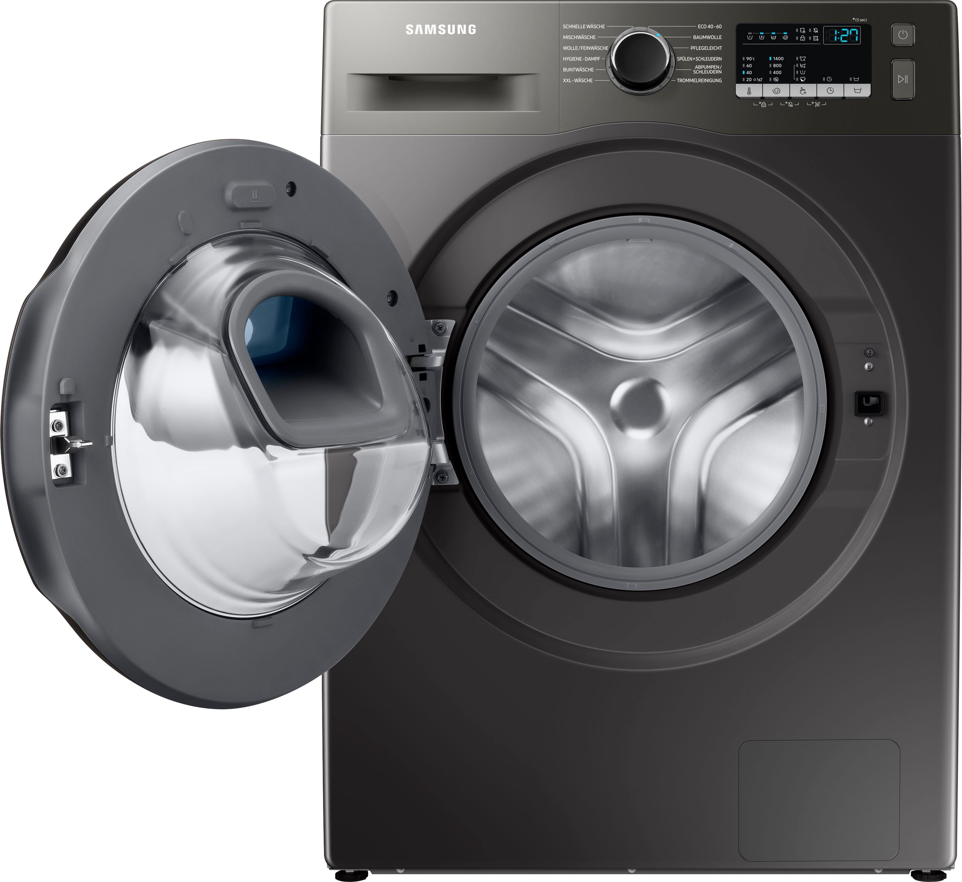 Samsung Waschmaschine WW4500T INOX WW7ET4543AX, 7 kg, 1400 U/min, AddWash™