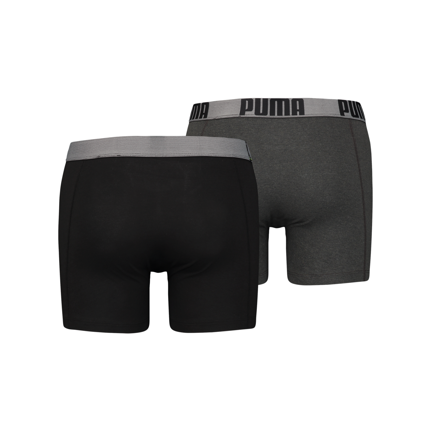 PUMA New Pouch Boxer 2er Pack Schwarz Grau F001