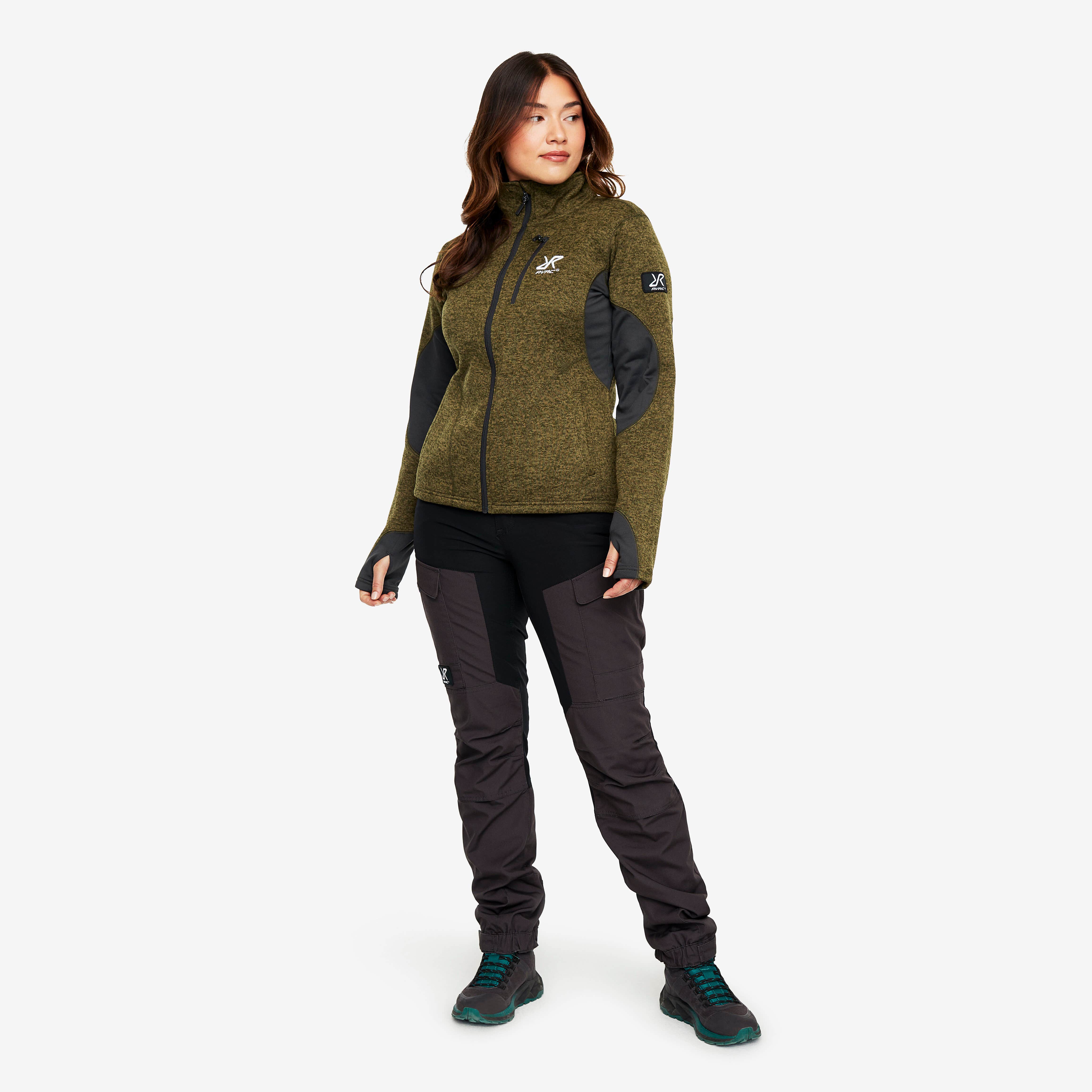 Fusion Fleece Femme Burnt Olive