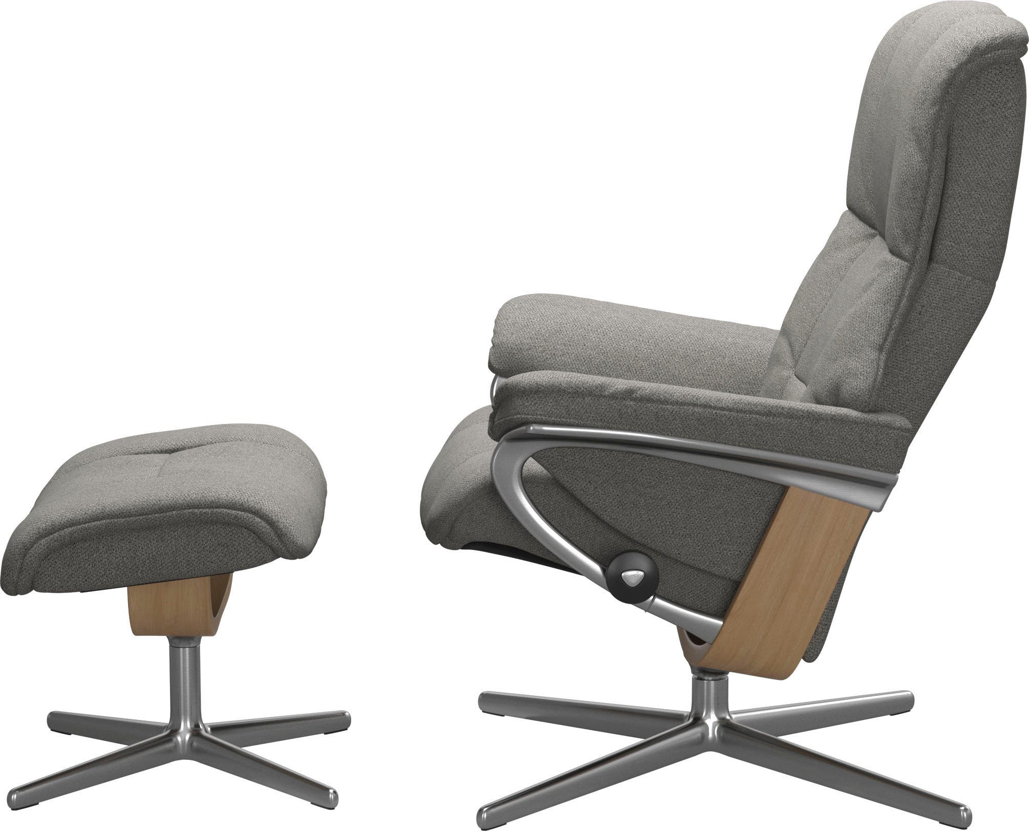 Stressless® Relaxsessel Mayfair, mit Cross Base, Größe S, M & L, Holzakzent Eiche