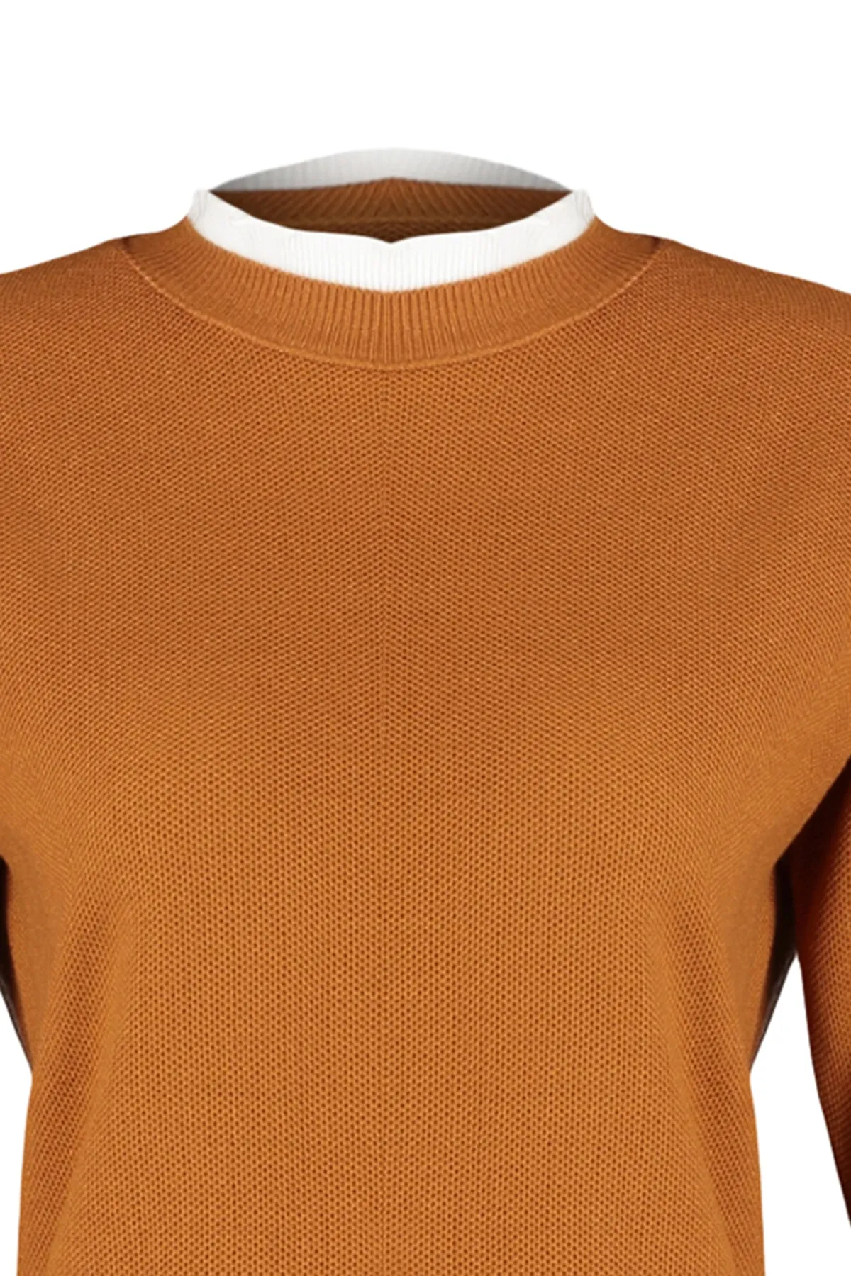 Trendyol Modest  Strickpullover mit Perlendetails und Fliesenärmeln TCTAW23AK00027