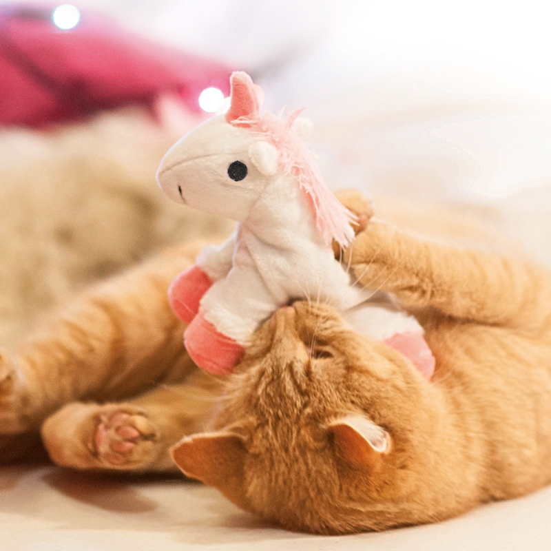 Aumüller Baldrian & Catnipspielzeug Aumüller befüllbares Einhorn