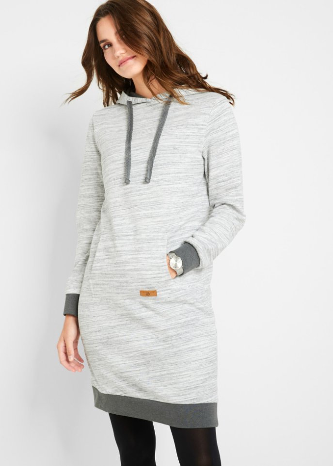 Sweatkleid mit Kapuze