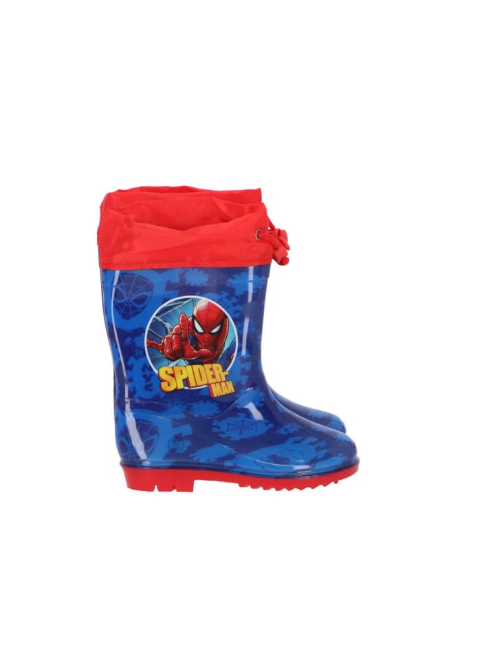 Spiderman Spiderman Regenstiefel Wasserdichte Outdoor-Gummistiefel in Blau günstig kaufen