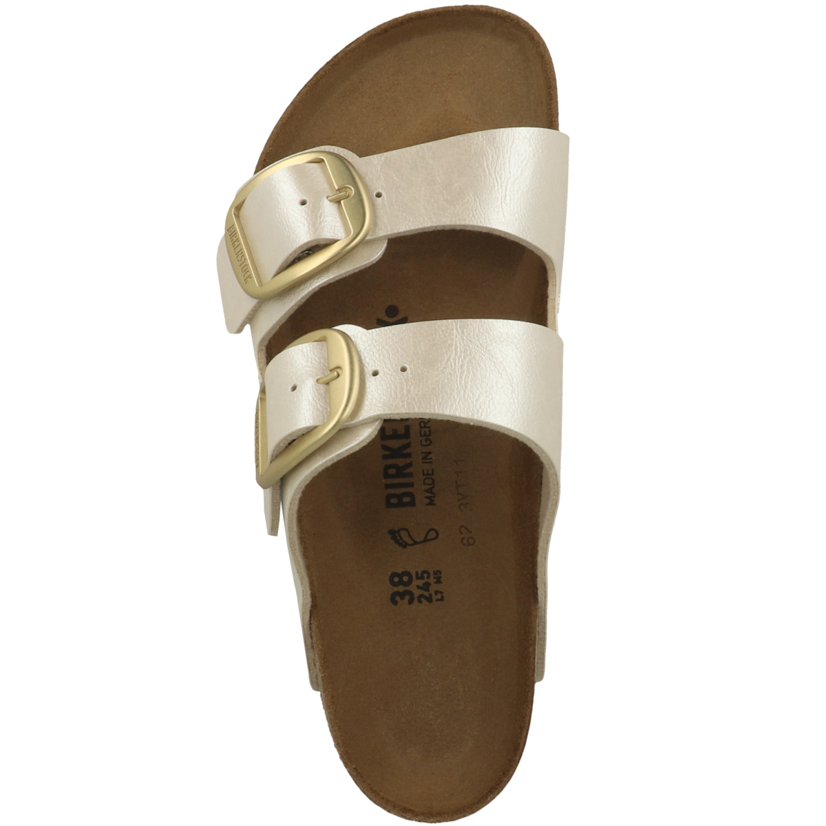 Birkenstock Arizona Birko-Flor Graceful normal Sandale creme