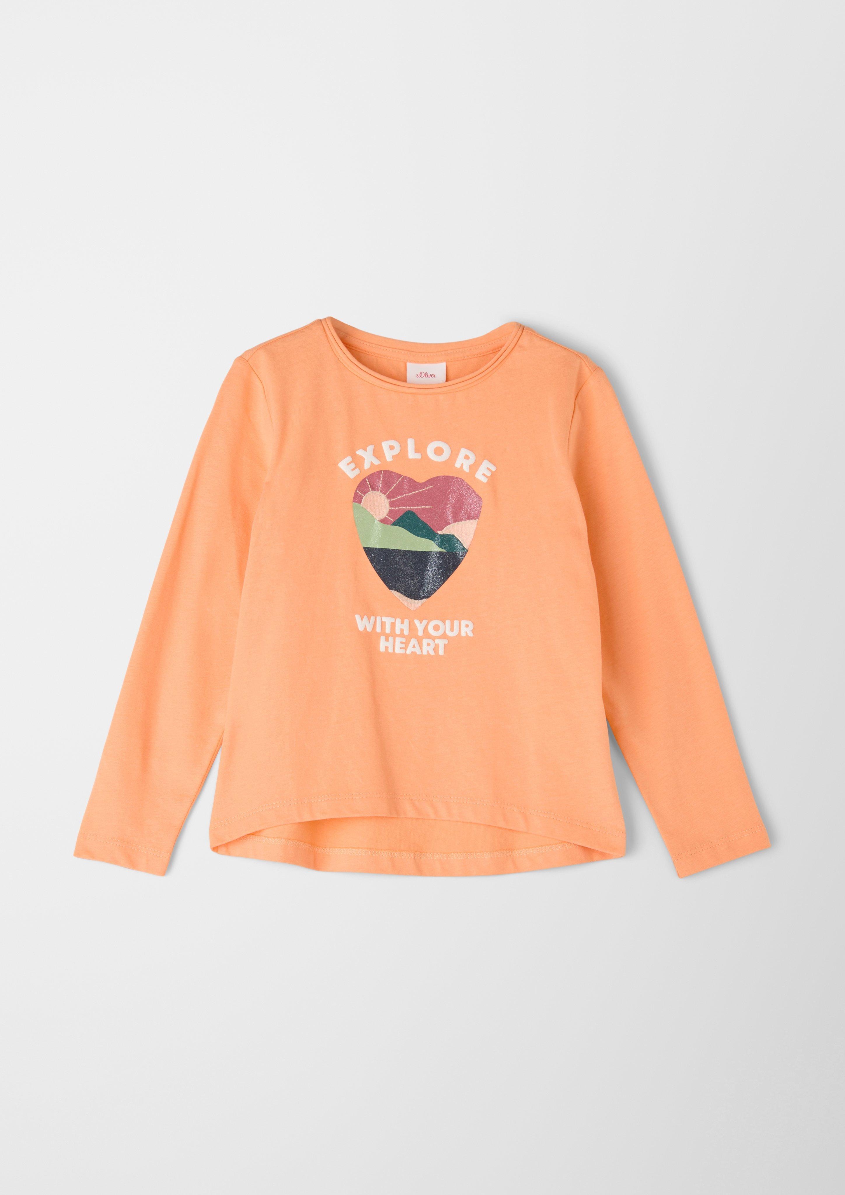 Longsleeve mit Effektprint  2119695-2136
