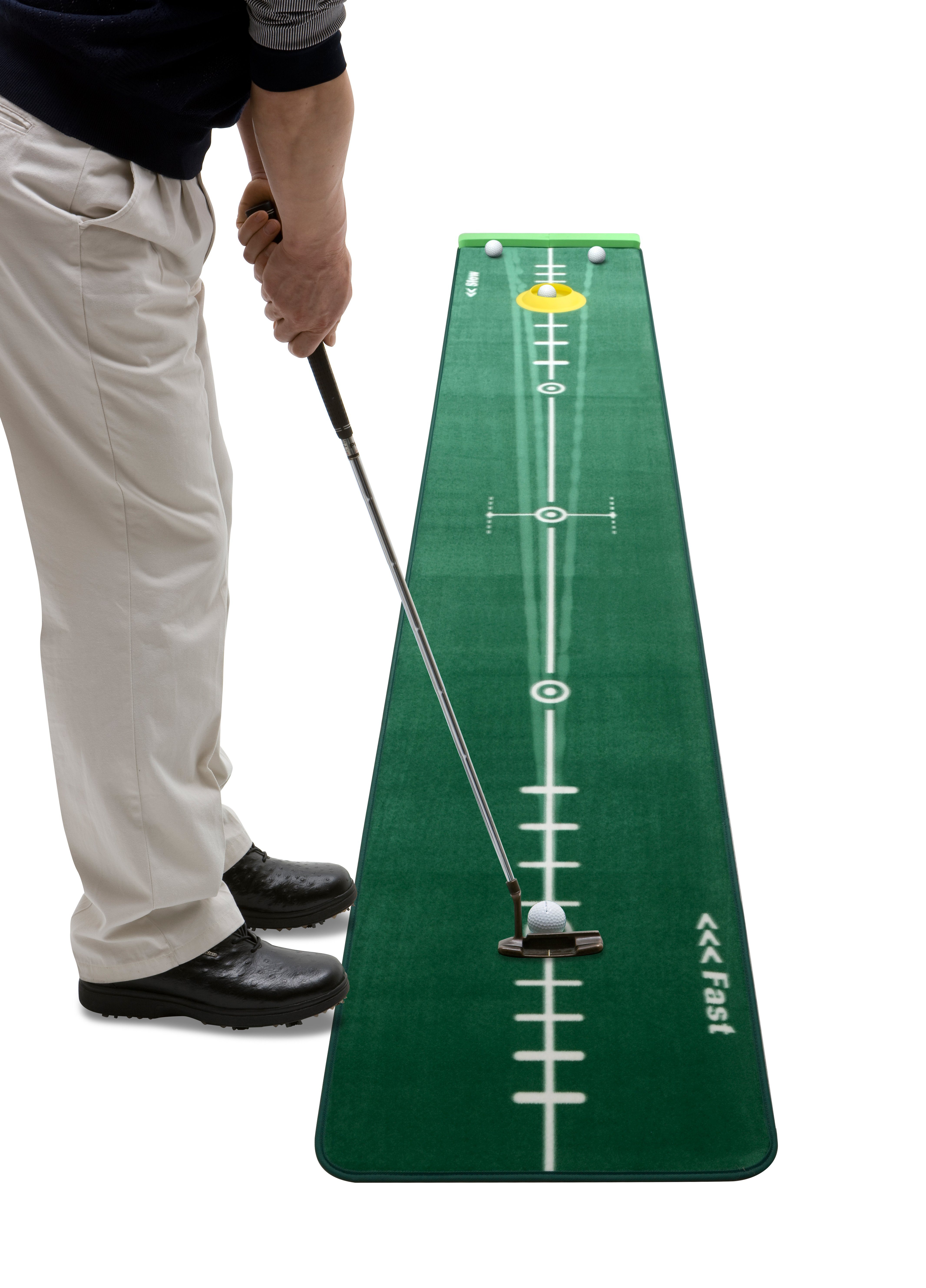 Best Track Golf-Abschlagmatte Best Track Golf Puttingmatte inkl. Ballstopper-Einheit, Medium