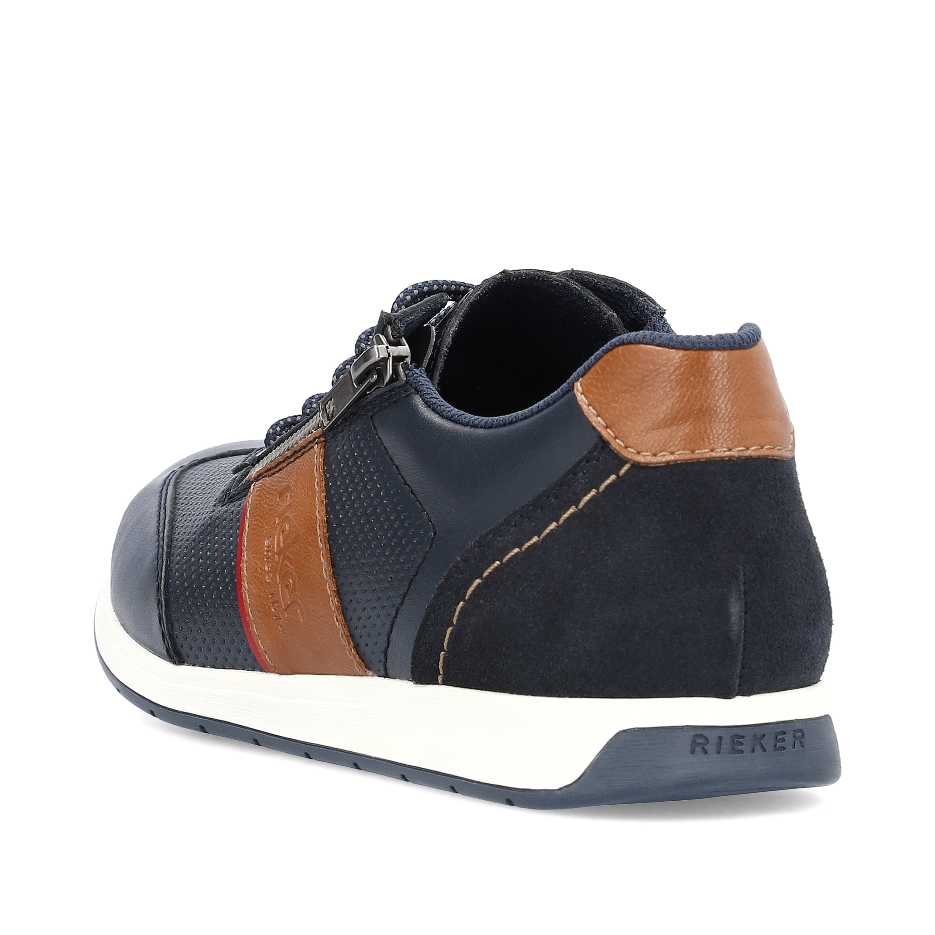 Rieker Herren Schnürschuhe ozeanblau