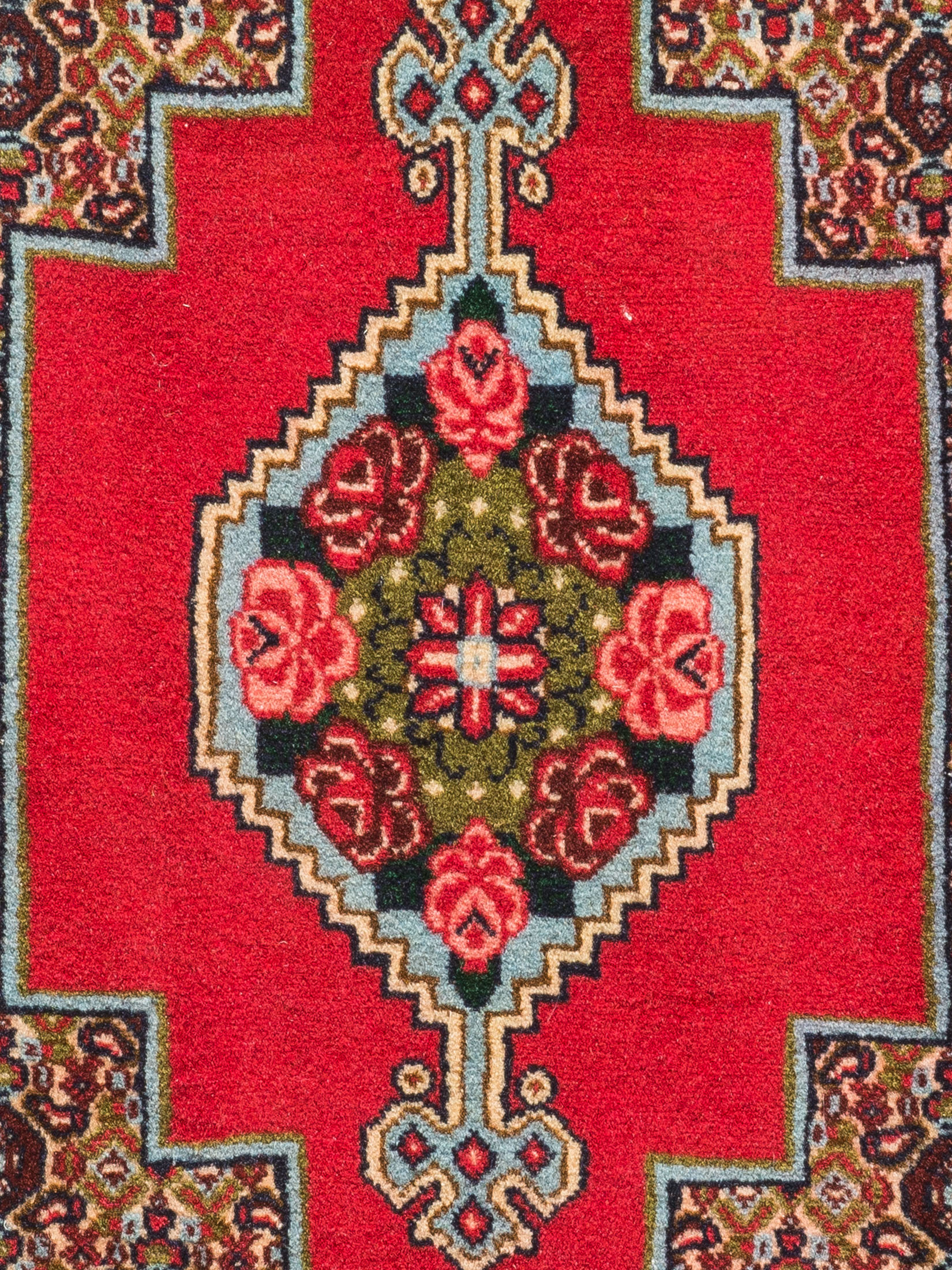 Senneh ca. 77 x 103 cm, Unikat / Einzelstück