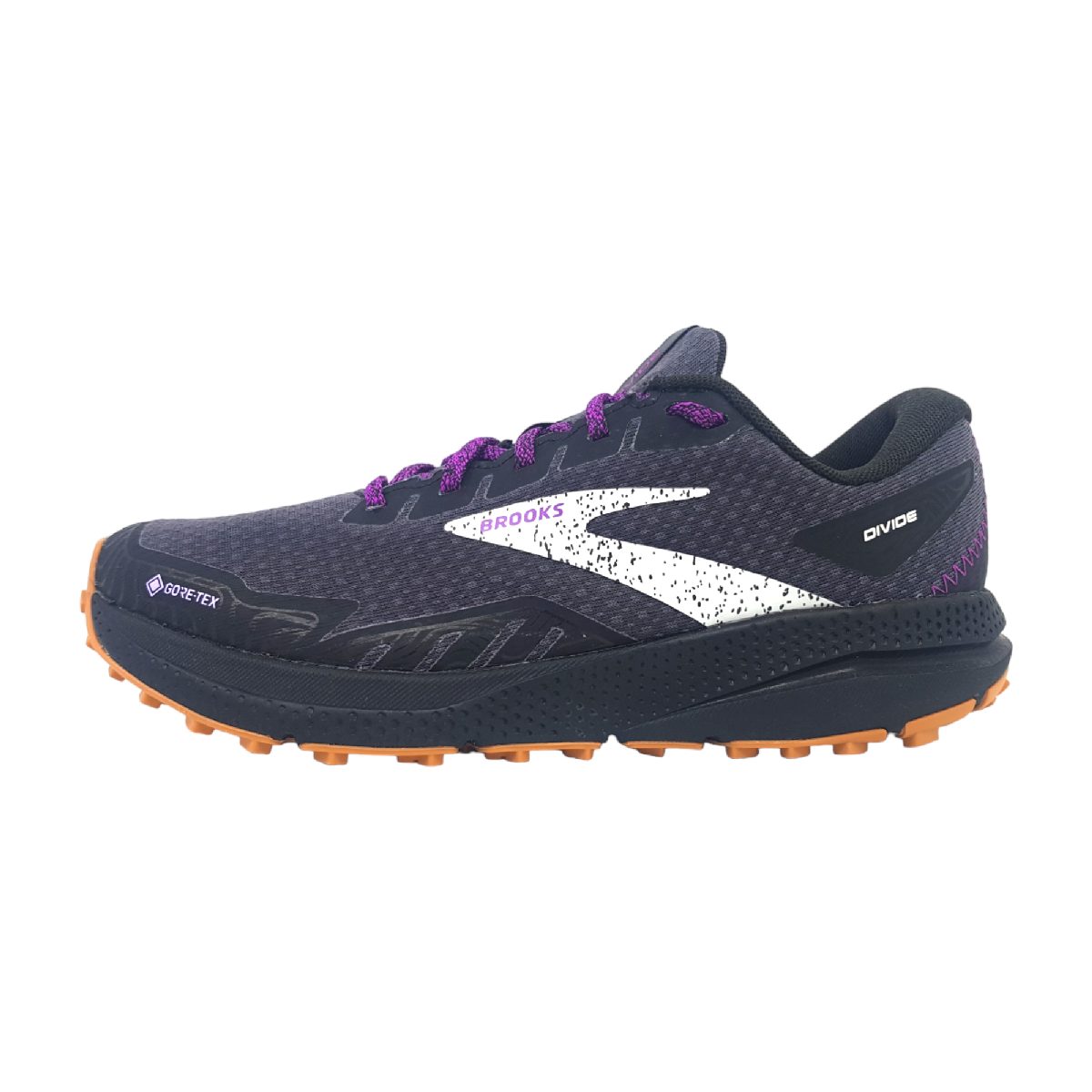 Brooks Divide 4 GTX 1203931B Grau 073 Black/Pearl/Purple