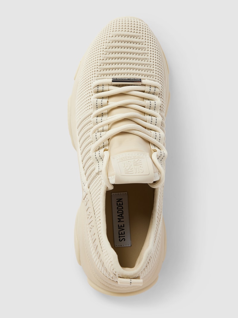 Sneaker mit Label-Details Modell 'MAC' in offwhite