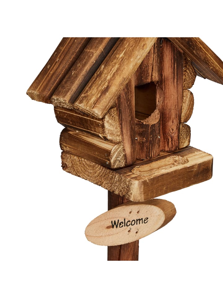 relaxdays Deko Vogelhaus in Natur günstig kaufen onesize