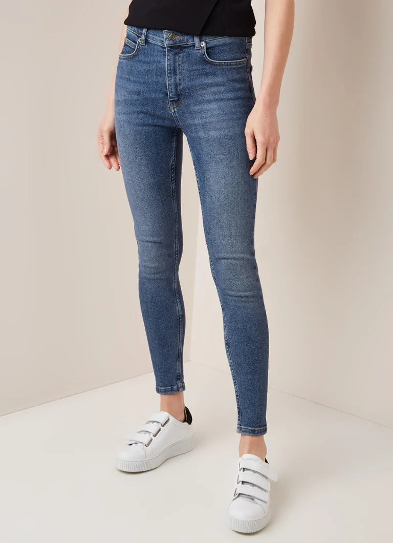 Blugi Whistles cu talie medie, croială skinny și elastic în talie