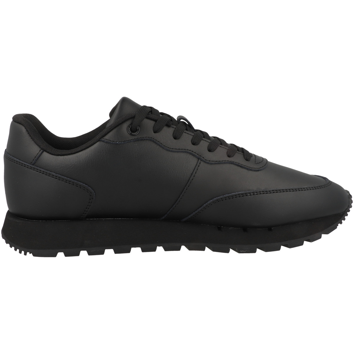 Tommy Hilfiger Tommy Jeans Leather Runner Sneaker Low schwarz