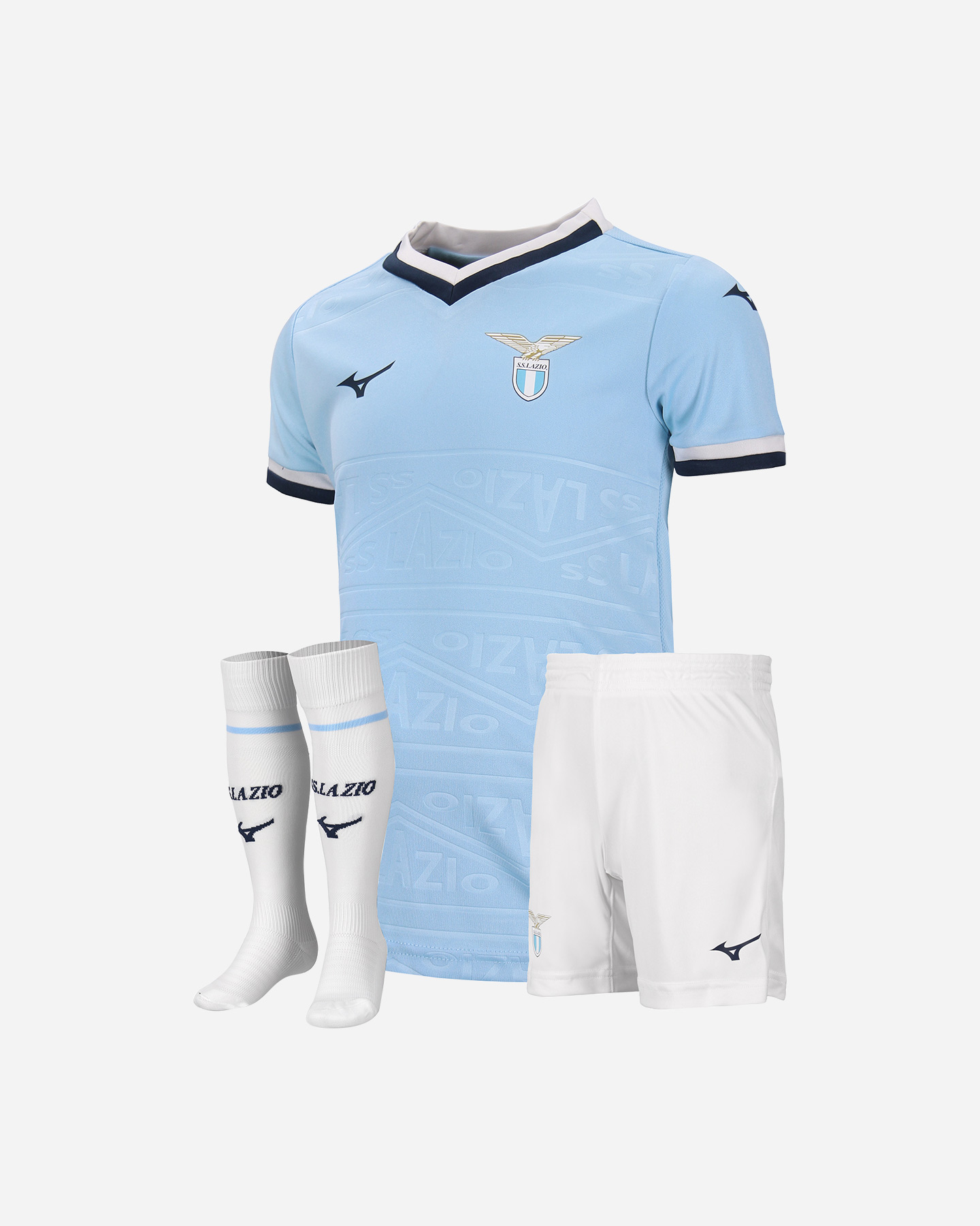 Oficiálny futbalový dres Mizuno Lazio Home 24-25 Jr P2GGBV01-04