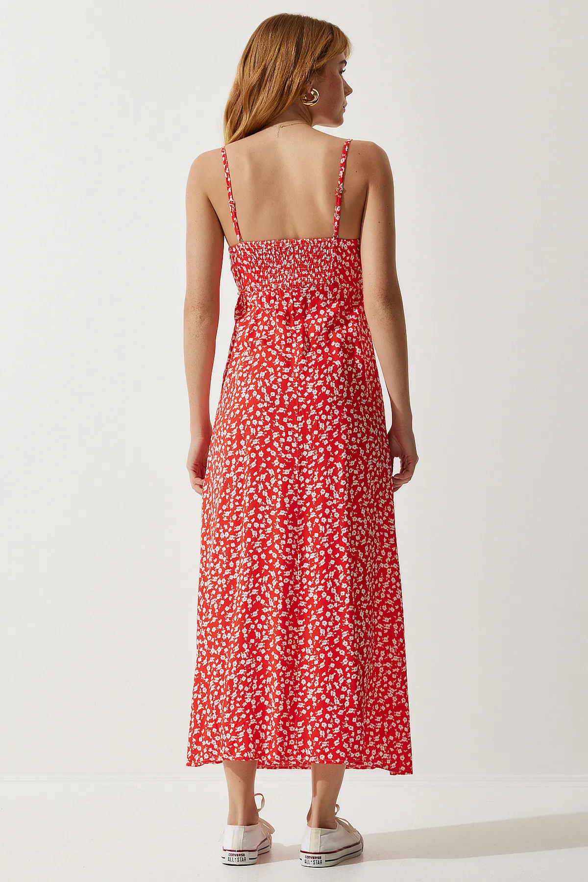 Happiness İstanbul  Kleid - Rot - A-Linie